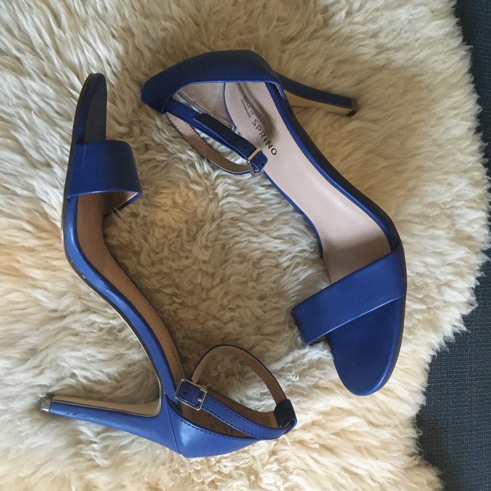 Call it Spring Royal Blue High Heels - Picture 6 of 6